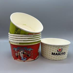 ชามกระดาษคราฟท์แบบใช้แล้วทิ้งพร้อมโลโก้สั่งทำพิเศษ สำหรับบรรจุอาหาร ซัลเลด และแฮมเบอร์เกอร์ เหมาะสำหรับบรรจุภัณฑ์อาหารและอาหารแบบนำกลับบ้าน - Product Image 3