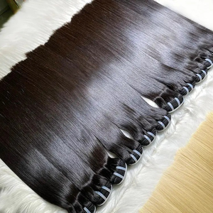Paquete de Cabello Humano Liso Extremo Vietnamita Crudo Sin Procesar Extensión de Cabello Virgen con Cutícula Alineada de Proveedor Indio Camboyano - Product Image 4