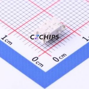 TSB001A3826A Tactile Switch SMD Switch Rectangle Button 2.6N Horizontal Mount 7.7mm - Product Image 2