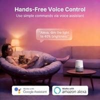Bombillas LED Inteligentes E27 60 RGBCW 9W 806 LM CE ERP Tuya Wifi para Control por Aplicación Alexa y Google, Regulables, para el Hogar