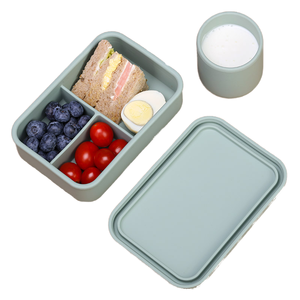 Nouvelle conception, boîte à lunch en silicone pour enfants, sans BPA, de qualité alimentaire, 3-6 L, pour enfants - Product Image 2