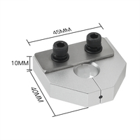 Piezas de impresora 3D, Conector de soldador de filamento, 1,75mm, Sensor de filamento PLA ABS para Ender 3 Pro Anet SKR, bloque de aluminio para impresora 3D