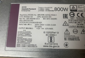 P17023-B21 1600W Flex Slot -48VDC ชุดจ่ายไฟแบบเสียบปลั๊กได้ทันที - Product Image 3