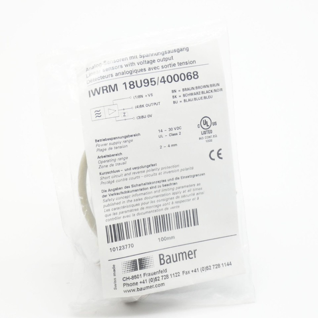 New and Original Stock in Warehouse IWRM 18U95/400068 IWRM18U95/400068 14-30 VDC Analog -Unused- Sensor