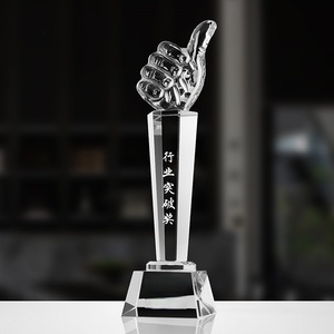 Trofeo Deportivo <span class=keywords><strong>de</strong></span> Cristal Personalizado HBL con Diseño <span class=keywords><strong>de</strong></span> Pulgar Arriba, Premio para Competiciones <span class=keywords><strong>de</strong></span> Liga, Trofeo <span class=keywords><strong>de</strong></span> Victoria Transparente K9 - Product Image 5
