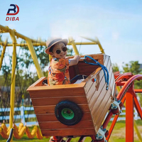 Parc d'attractions commercial pour enfants pas cher non alimenté tour sur jardin arrière-cour montagnes russes pour les enfants