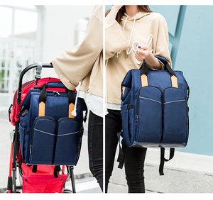 Bolsas de Pañales de Nuevo Diseño, Bolsa de Maternidad para Mamás, Mochila de Pañales de Gran Capacidad con Puerto USB - Product Image 6
