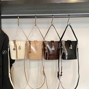 Venta al por mayor Retro Niche Underarm Bag Mujeres Nueva Moda Simple Bucket Bag Multifuncional Ladies Shoulder Crossbody Bag - Product Image 2