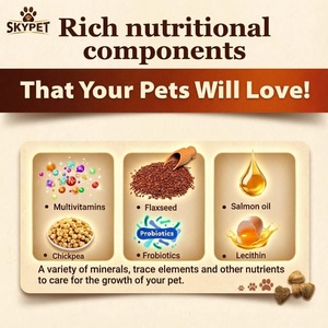 Golosinas Masticables para la Piel y el Pelaje de Perros de Marca Propia con Aceite de Salmón Omega 3 para el Alivio del Picor, Suplementos Hipoalergénicos para Mascotas, Precio de Fábrica - Product Image 3