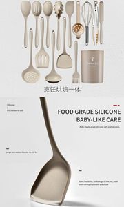 Ensemble d'ustensiles de cuisine en silicone 32 pièces - <span class=keywords><strong>Spatule</strong></span> antiadhésive, cuillère à soupe, outils de cuisine, ensemble de spatules et cuillères de cuisson - Product Image 6