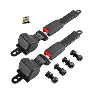 Kit de ceinture de sécurité rétractable pour voiturette de <span class=keywords><strong>golf</strong></span> Genek Matériau plastique neuf compatible EZGO <span class=keywords><strong>Yamaha</strong></span> Club Car Go <span class=keywords><strong>Kart</strong></span> Ceinture de sécurité UTV - Product Image 1