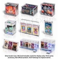 Étui de présentation personnalisé en acrylique pour cartes à collectionner TCG, cartes gradées, boîtes de boosters, objets de collection OEM ODM