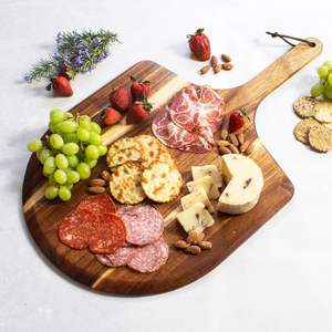 Pala para <span class=keywords><strong>Pizza</strong></span> de Madera de Acacia AOTE Rock & Branch de 13.75 Pulgadas con Mango, Ideal para Horno y Parrilla - Product Image 4