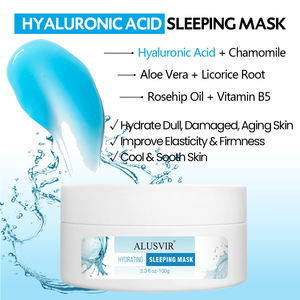 مستحضرات التجميل الكورية منتجات العناية بالبشرة الحلزون فيتامين ج الأرز تبييض حمض الهيالورونيك قناع الوجه النوم الوجه - Product Image 5