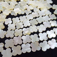 Bijoux de mode grande vadrouille nacre coquille trèfle à quatre feuilles coquilles vadrouille perles blanches 2mm d'épaisseur