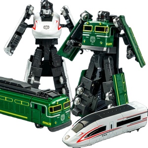 Di alta qualità Shantou lega di treno modello trasformare deformazione <span class=keywords><strong>robot</strong></span> auto giocattoli per bambini macchinina - Product Image 1