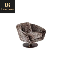 Fauteuil moderne en tissu à dossier haut Chaise de loisirs Mobilier de salon Chaises de salle d'attente pour les visiteurs du bureau