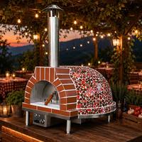 Four à pizza de grande taille pour extérieur, en acier inoxydable, équipement de cuisson, four à pizza commercial au gaz, prêt à être expédié, pour la cuisson du pain