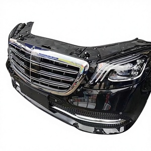 Parti di Carrozzeria Compatibili con <span class=keywords><strong>Mercedes</strong></span>-Benz <span class=keywords><strong>Classe</strong></span> <span class=keywords><strong>S</strong></span> W222, Paraurti Stile AMG, Griglia, Fari Posteriori, Fari Anteriori e Diffusore - Product Image 1