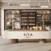 CIRI Design d'intérieur de café, comptoirs de bar à café, vitrines pour magasins de bubble tea, armoires de présentation en verre, personnalisation complète de la pièce, magasin