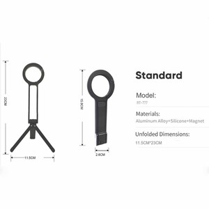 <span class=keywords><strong>2025</strong></span> mới điện thoại di động khung từ mùa Xuân Khóa máy tính để bàn 360 xoay tam giác di động điện thoại di động sống khung - Product Image 2