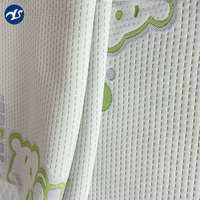 Gran oferta, Funda de colchón de tela decorativa con patrón de oso bonito, funda de almohada de tela de aire, tela Jacquard para niños