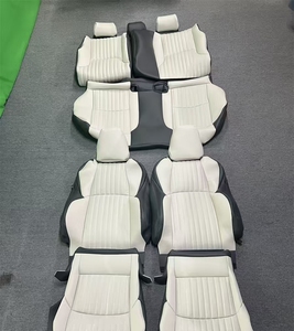 Fundas de Asiento de Coche de Cuero Impermeables de Alta Calidad YLC 2025, Juego Completo Protector para BMW, <span class=keywords><strong>Audi</strong></span> y Toyota - Product Image 1