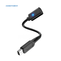 Adaptateur de chargeur USB C vers NDSi de 10 cm pour 3DS 2DS DSi NDSi vers Type C, câble de charge rapide