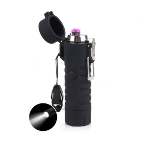 Bật Lửa Điện <span class=keywords><strong>USB</strong></span> Hồ Quang Đôi Chống Nước Có Đèn <span class=keywords><strong>Flash</strong></span> Dùng Khi Cắm Trại - Product Image 4