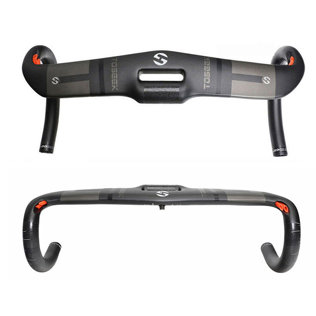 TOSEEK Carbon Road Bike Handle Bars - Lightweight & Aerodynamic