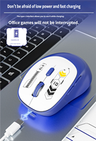 OEM Ergonomische Draadloze Muis 2.4G Bluetooth Oplaadbaar Stille USB-ontvanger Verticale Muis voor Kantoor Laptop Desktop