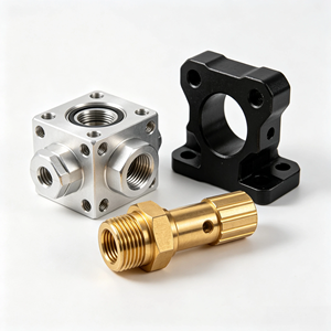 Pièces usinées CNC sur mesure OEM, collecteurs de soupapes hydrauliques de précision, turbines et boîtiers à brides pour équipements industriels - Product Image 3