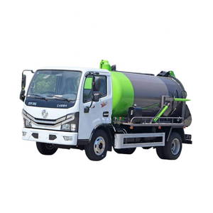 Direct Chinese Sale DFAC Euro 6 New Manual Transmission Sewage Suction Truck 4x2 Drive 4CBM Diesel Vacuum Pump Septic Tank - Product Image 1