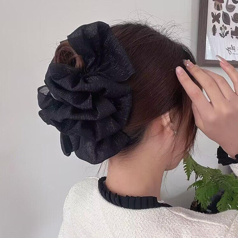 Fiocchi Capelli Glitterati - 3 Pezzi Grandi E Scintillanti Per Donne E Bambine - Foto 11