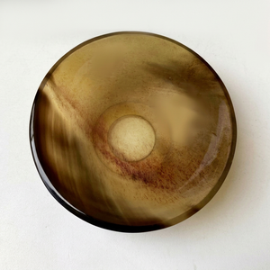 Tazón de Cuerno de Vaca Pulido a Mano, Diseño Clásico, Ecológico, Apto para Lavavajillas, Ligero, Plato para Servir Ensaladas, para Fiestas, MN EXPORTS - Product Image 1