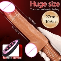 Professioneller Realistischer Stoßender Vibrator 27cm mit 42°C Intelligenter Heizung Proportionale Reife Figur