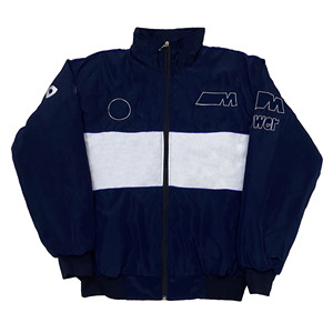 Customizable Men's Retro Racing Motorcycle <strong>Jacket</strong> Fully Embroidered Thick Warm Polyester Cotton Breathable <strong>F1</strong> <strong>Vintage</strong> Coat - Product Image 6