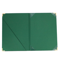 Porte-certificat de graduation personnalisé perle spéciale vert clair bleu couverture de diplôme en cuir PU en relief et estampage par feuille