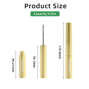 Bouteille de mascara en plastique vide de marque de distributeur personnalisée pour les cosmétiques de cils avec traitement de surface de sérigraphie - Product Image 6