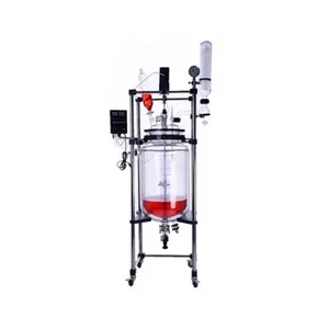 1-200L Digital Jacketed Glass Reactor PTFE Sealed Chemical Reaction Kettle for decarboxylation and mixing process