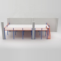 Système de rayonnage industriel en acier pour entrepôt, plateforme de mezzanine personnalisée, multi-niveaux, robuste, avec protection contre la corrosion