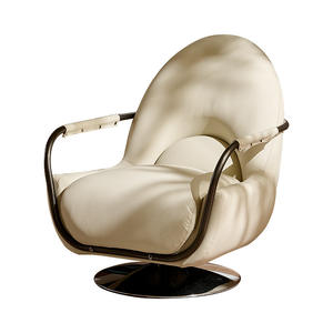 เก้าอี้โซฟาเดี่ยวสไตล์มินิมอลอิตาลี หนังแท้ เป็นมิตรกับสิ่งแวดล้อม สำหรับห้องนั่งเล่น - Product Image 5