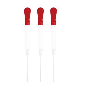 Tube capillaire de prélèvement sanguin en verre jetable Degao avec tête en caoutchouc rouge, pipette de transfert de laboratoire - Product Image 5