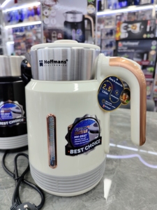 <span class=keywords><strong>Bouilloire</strong></span> électrique grande capacité 2,5 L avec indicateur de niveau d'eau, prise UE, 1800 W, en acier inoxydable, pour la maison au Nigeria et au Kenya - Product Image 3