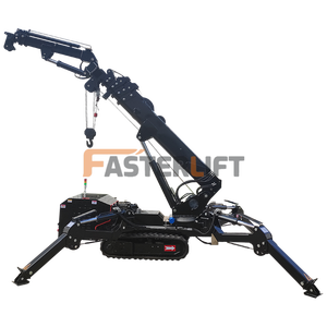 2-Petite <span class=keywords><strong>grue</strong></span> d'araignée de chenille de construction de <span class=keywords><strong>grue</strong></span> d'araignée de 12 tonnes avec le boom télescopique - Product Image 4