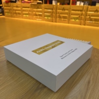 Boîte cadeau cosmétique en papier artistique imperméable personnalisée Shenyuan avec design de livre à rabat, boîte rigide pour l'emballage de poudre lyophilisée