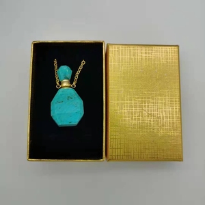 Pendentif de bouteille de parfum en cristal d'oeil de tigre naturel sculpté à la main <span class=keywords><strong>bijou</strong></span> de parfum élégant pour dames bijoux décor cadeau - Product Image 5