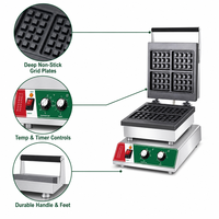 Machine à gaufres Blios OEM ODM à tête unique, revêtement antiadhésif, 220V 50Hz 60Hz, utilisation facile pour restaurants et cuisines commerciales