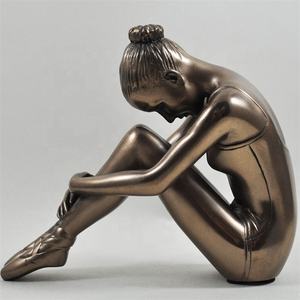 Offre Spéciale grandeur nature Bronze ballerine Statue Sculpture métal coulée Technique pour la décoration de la maison - Product Image 6