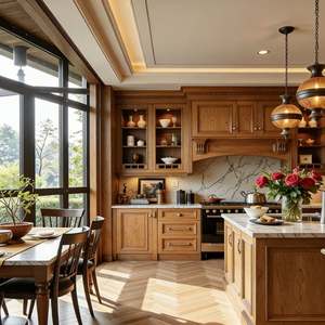 Gabinetes de Cocina BALOM Personalizados 2025 de Alta Gama, Estilo Americano, Madera Sólida, Gabinetes de Cocina Modulares de Lujo, Color Blanco Personalizado - Product Image 6